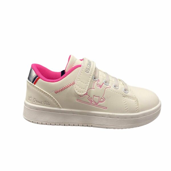 Scarpe U.S. Grand Polo Colore Bianco / Argento
