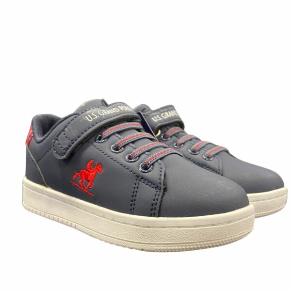 Scarpe U.S. Grand Polo Colore Blu / Rosso - immagine 5