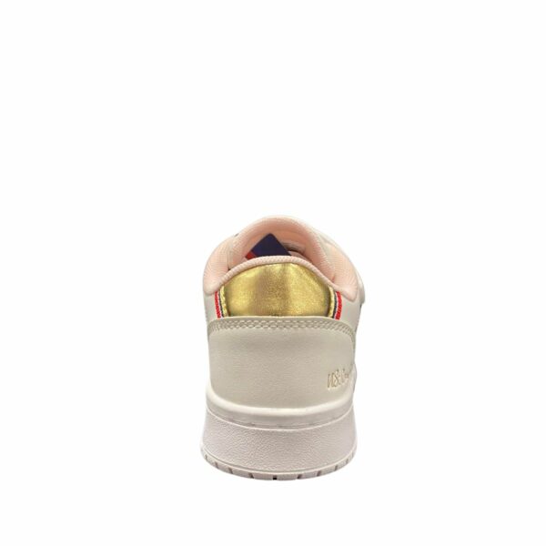 Scarpe U.S. Grand Polo Colore Bianco / Oro - immagine 3