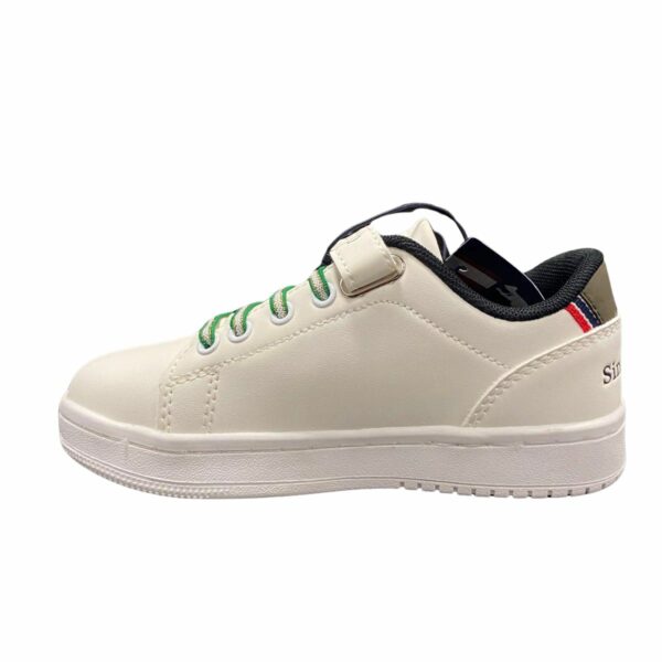 Scarpe U.S. Grand Polo Colore Bianco / Verde - immagine 2