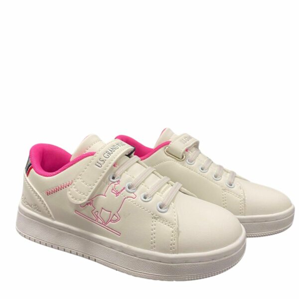 Scarpe U.S. Grand Polo Colore Bianco / Argento - immagine 5