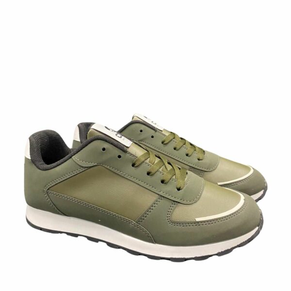 Scarpe C.S.K. Colore Verde Scuro / Bianco - immagine 5