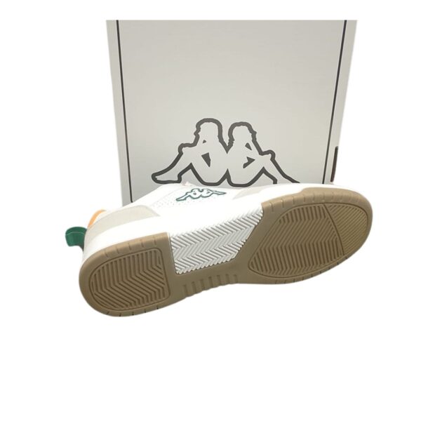 KAPPA SNEAKERS LOGO MANIS UOMO BIANCO VERDE DISPONIBILE DAL 40 AL 45 - immagine 2