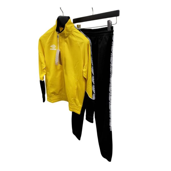 UMBRO TUTA BLACK GREY UOMO CON MANICHE - immagine 4