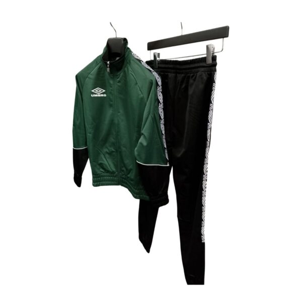 UMBRO TUTA BLACK GREY UOMO CON MANICHE - immagine 3