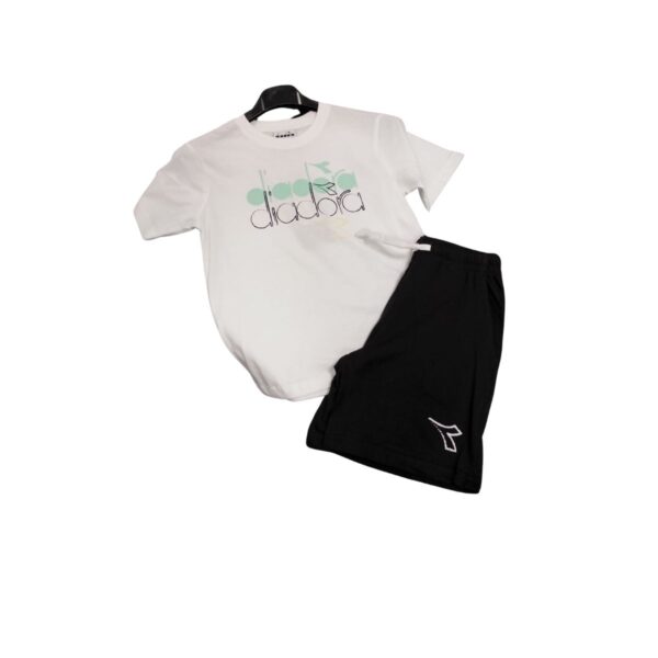 DIADORA SET TUTA BABY MEZZE MANICHE  E PANTALONCINO - immagine 4