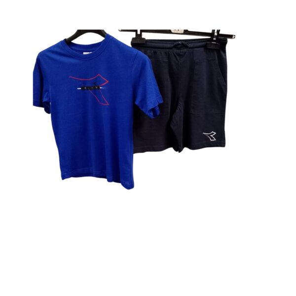 DIADORA SET TUTA BABY MEZZE MANICHE  E PANTALONCINO - immagine 3