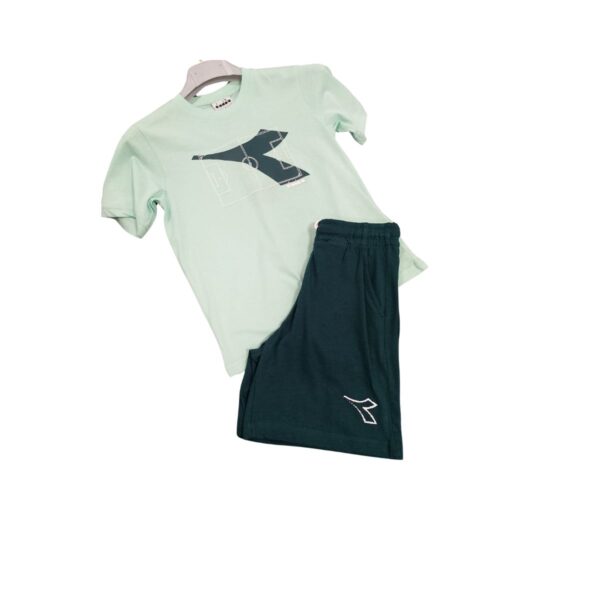 DIADORA SET TUTA BABY MEZZE MANICHE  E PANTALONCINO