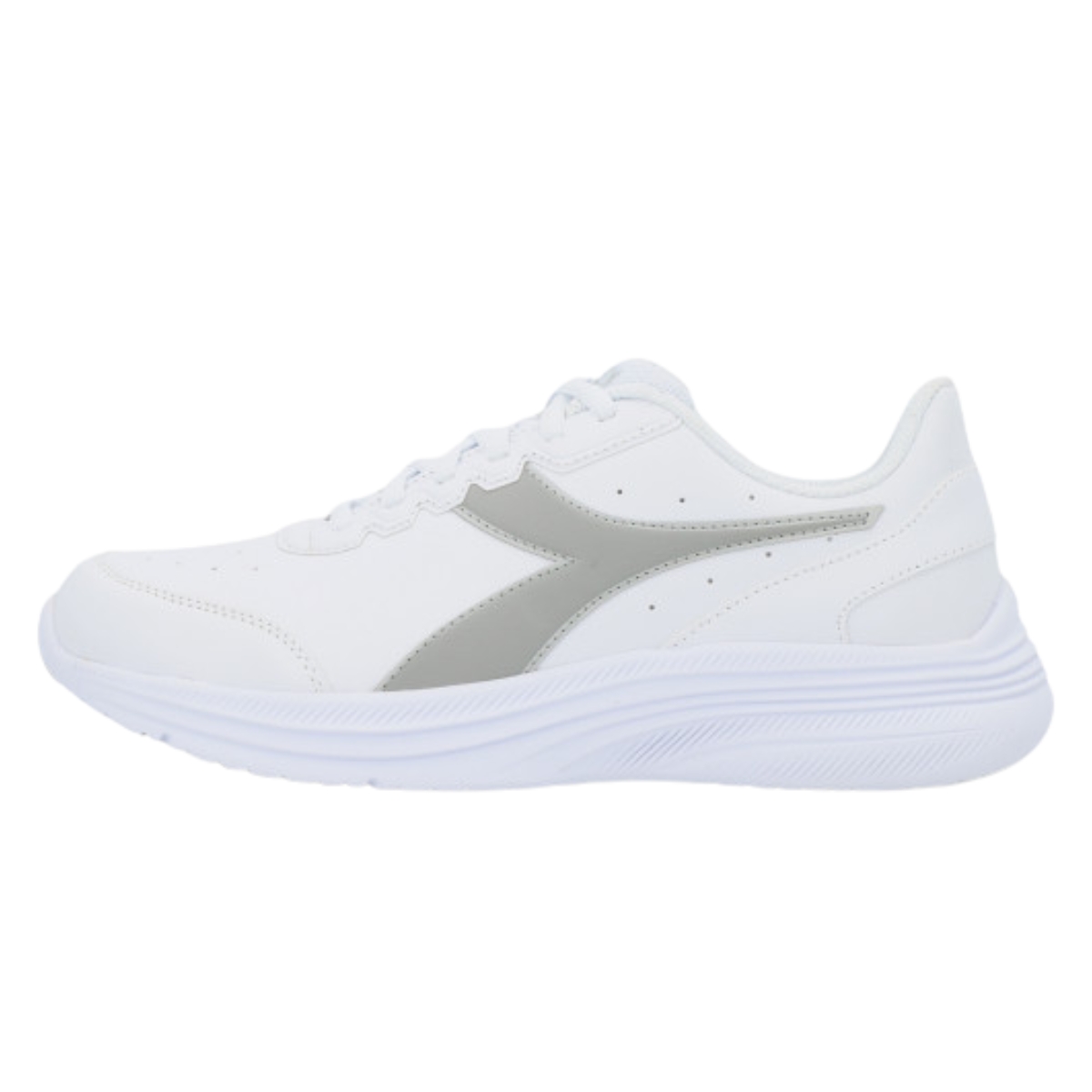 Sneaker Donna Diadora Eagle 9 SL W White/Silver – Eleganza Sportiva e Comfort Quotidiano