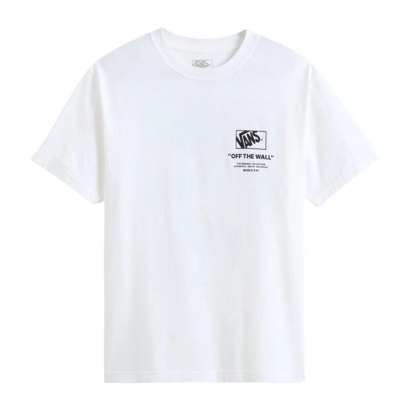 Vans Stacked Hi SS T-Shirt Bianca – VN000PEWWHT1