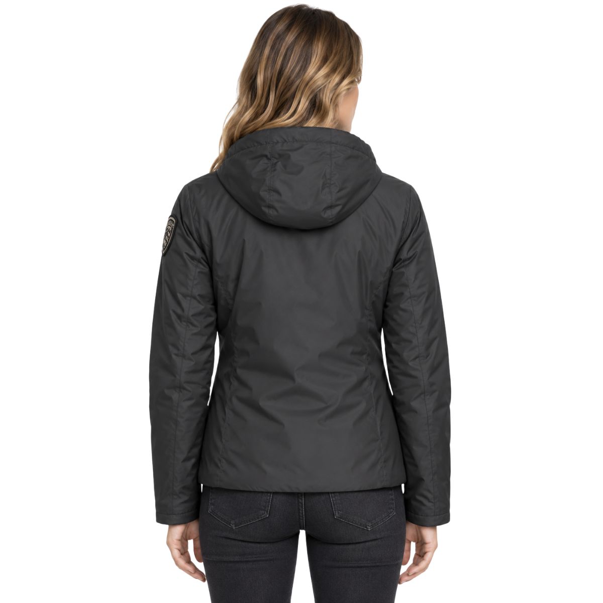 Blauer Donna ERIE 26WBLDC11058 – Giubbotto con Cappuccio Nero - immagine 3