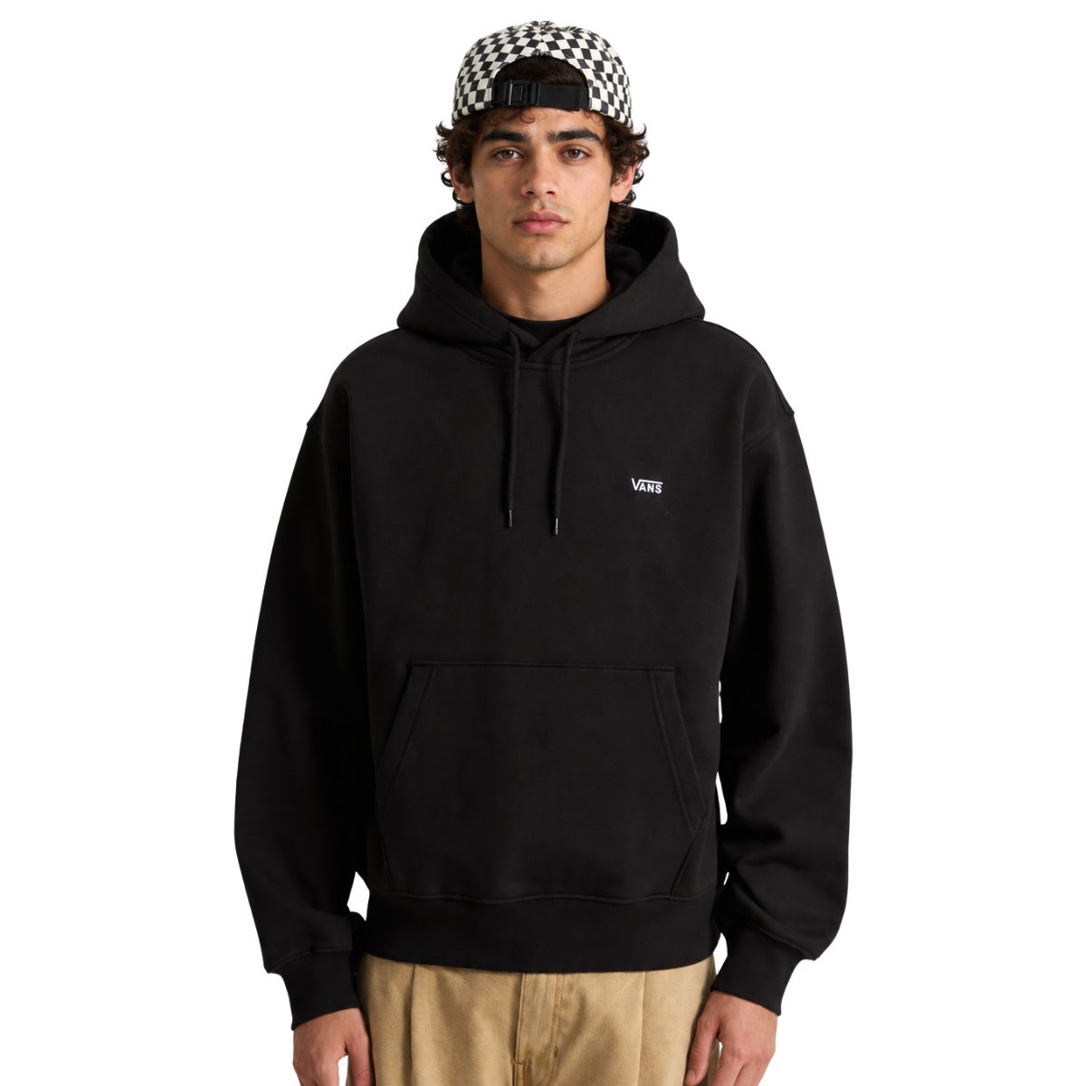 Felpa Vans Left Chest II Pullover Nera – VN001G8BLK1
