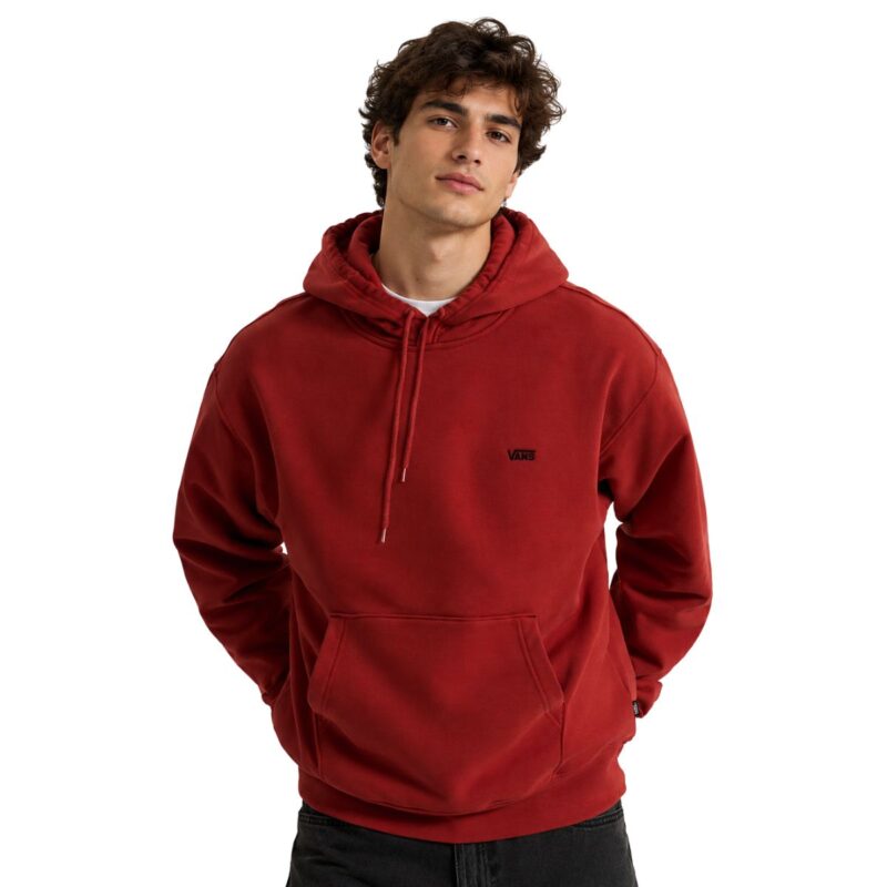 Vans Felpa Left Chest II Pullover Rosso – VN0010G8H891