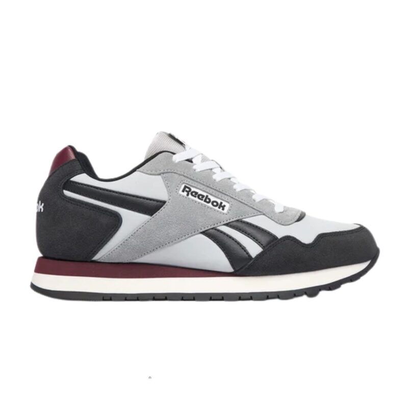 Reebok Glide Uomo – Sneakers Sportive Grigio, Nero e Bordeaux | Art. 100261063